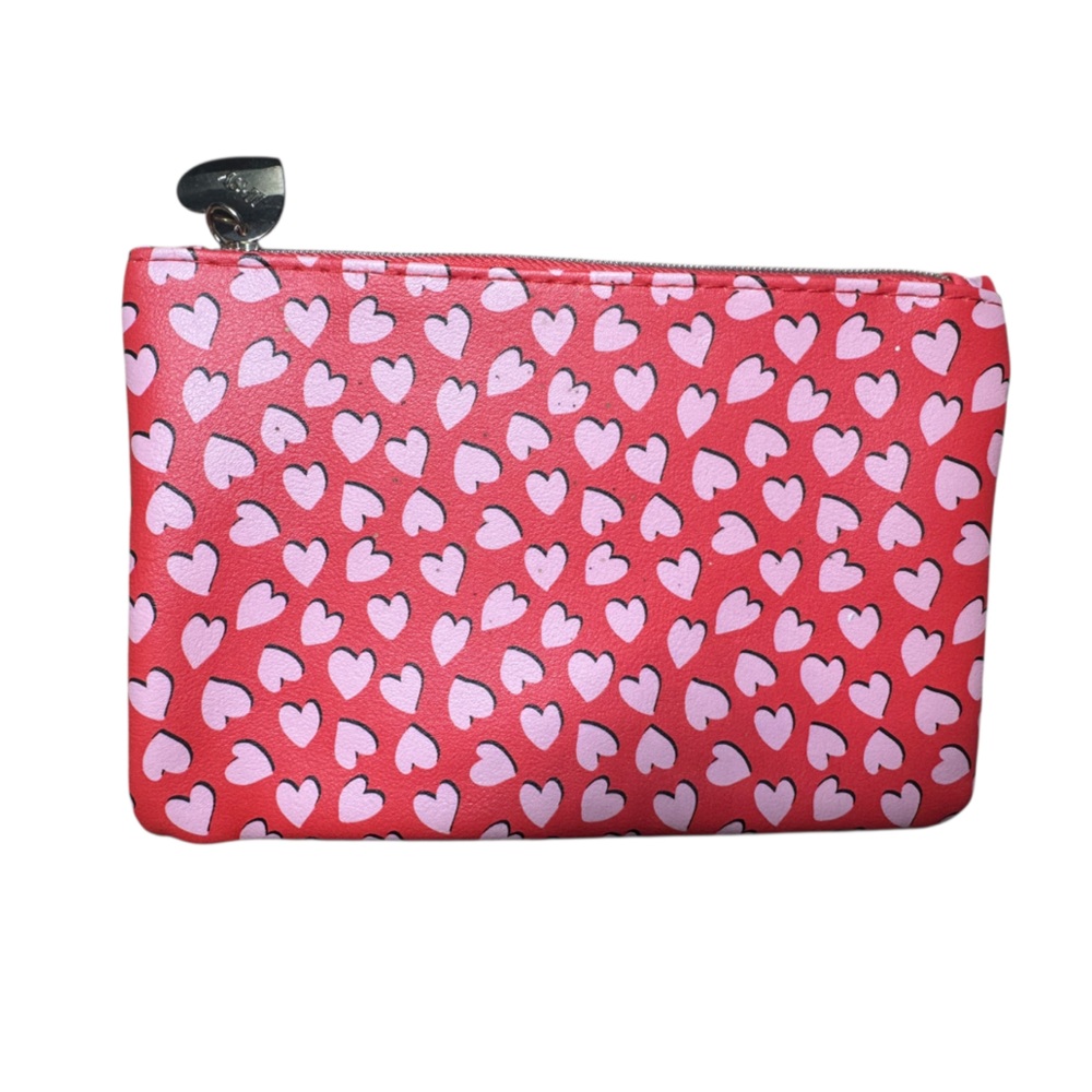 ipsy Red and Pink Heart pouch